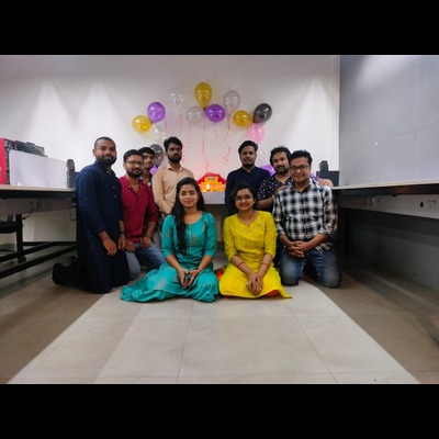 Navratri Puja and Garba dance  at Aaravinfotech - Screenshot 1