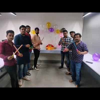 Navratri Puja and Garba dance  at Aaravinfotech - Screenshot 2