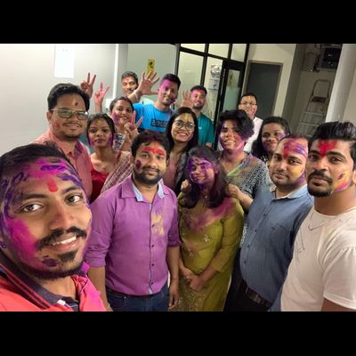Holi celebration at Aaravinfotech - Screenshot 1