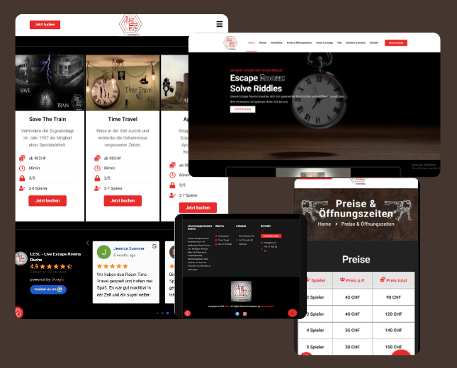 lesc.ch - Website Design - WP-Custom-up to 8 pages