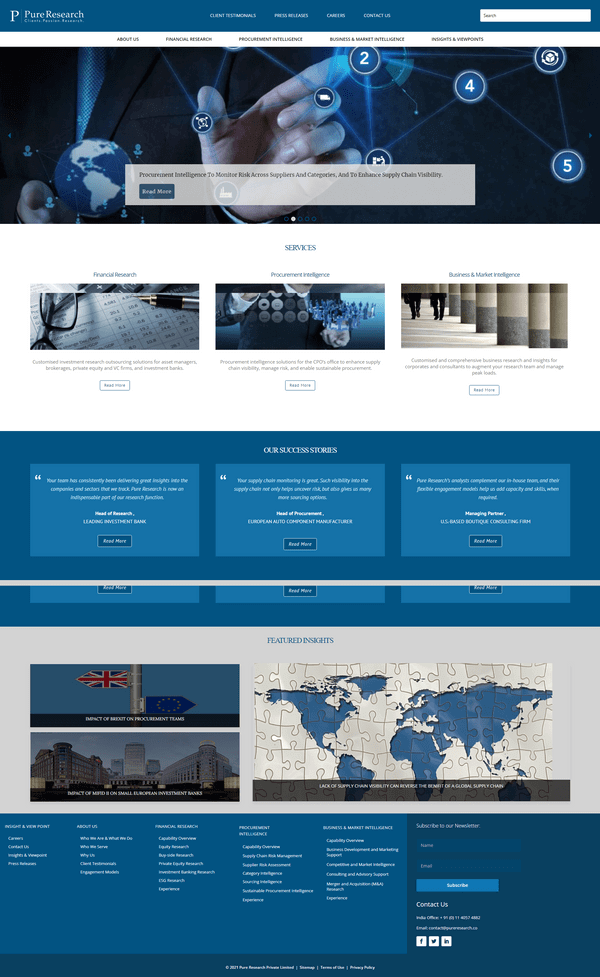 Pure Research Website Core Update for WordPress