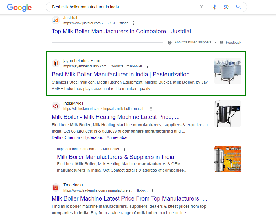 Best milk boiler manufacturer in india